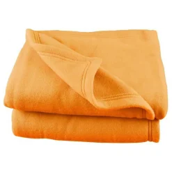 Poyet Motte Couverture polaire 220 x 240 cm miel* Couverture