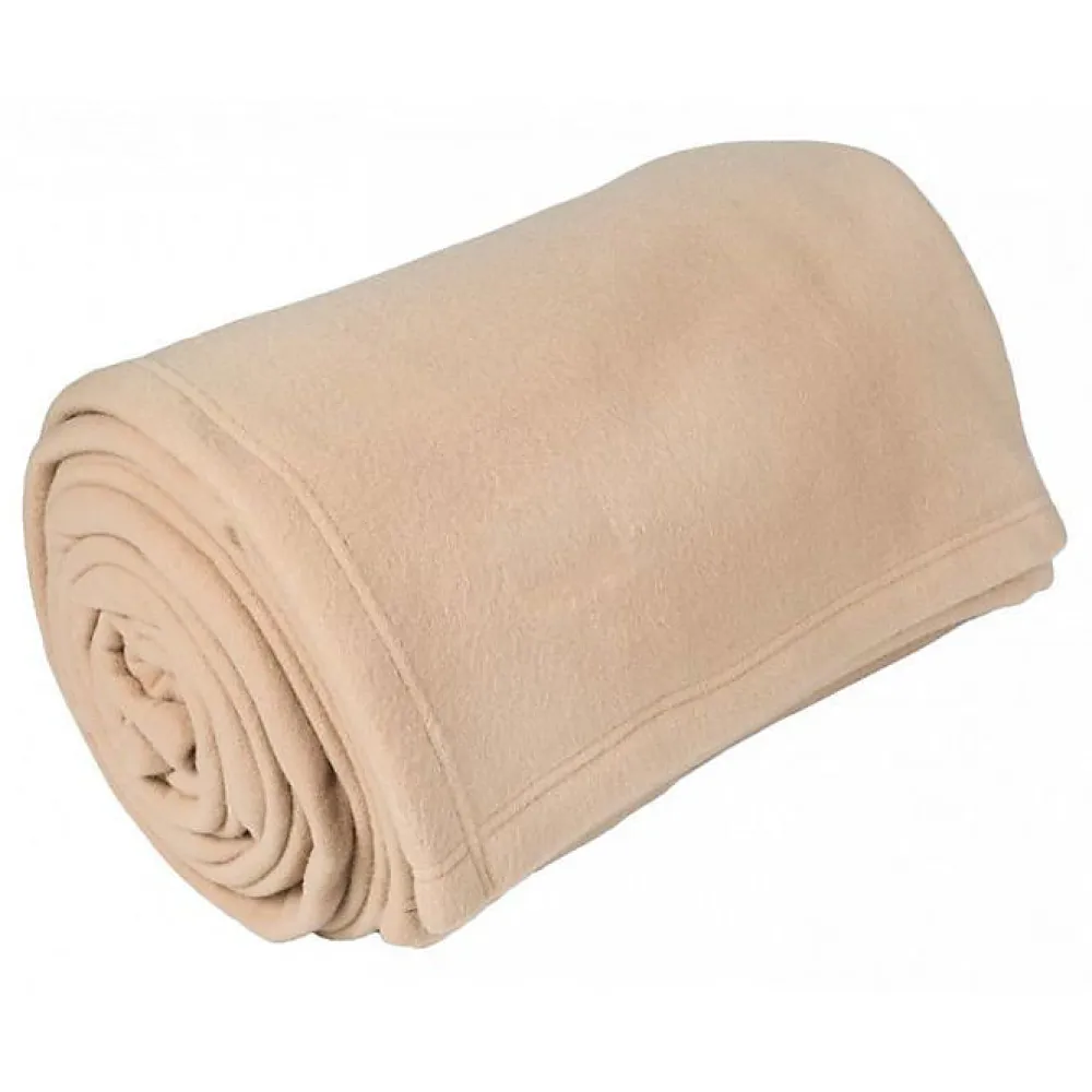 Couverture polaire "Teddy Non feu - Norme NF EN ISO 12952" toutes dimensions - Teddy Sable - 180 x 240 cm>Toison d'Or