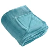 Couverture polaire unie "PILONGA" (220x240 cm - Bleu ciel)>Linder Discount