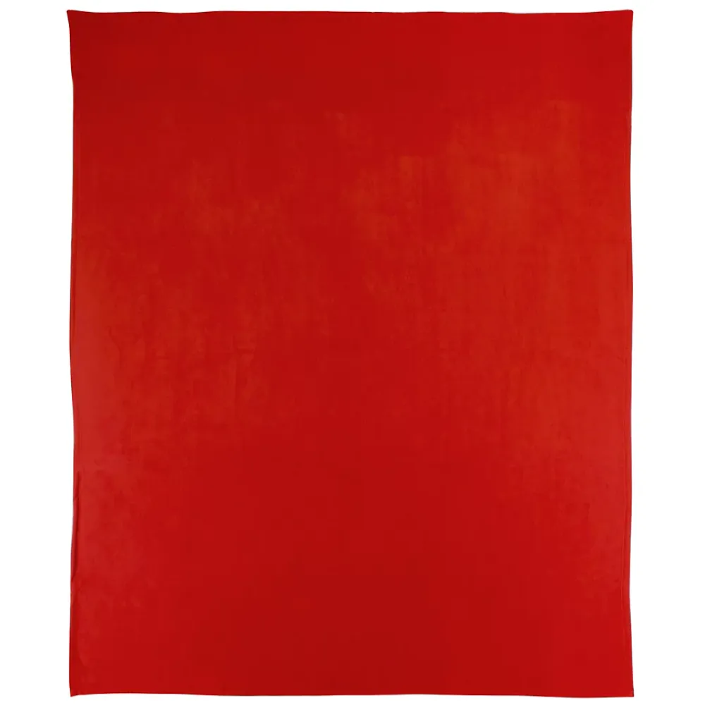 Linnea Couverture polaire 220x240 cm 100% Polyester 350g/m2 TEDDY Rouge Terracotta* Couverture