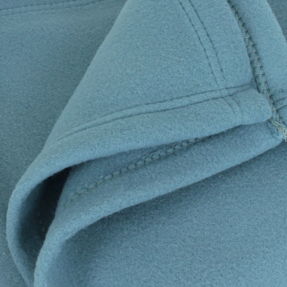 Couverture polaire 240x260 cm 100% Polyester 350g/m2 TEDDY bleu Lac>Linnea New