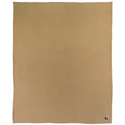 Couverture polaire 220x240 cm 100% Polyester 350g/m2 TEDDY Marron Sable><noscript><img width=