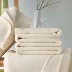 Linnea Couverture polaire 220x240 cm 100% Polyester 350g/m2 TEDDY Gris Acier* Couverture