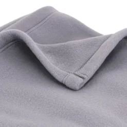 Linnea Couverture polaire 220x240 cm 100% Polyester 350g/m2 TEDDY Gris Acier* Couverture