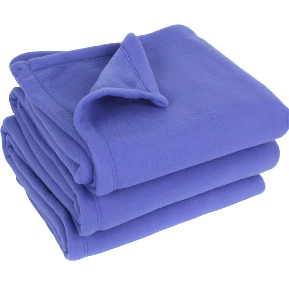 Linnea Couverture polaire 180x220 cm 100% Polyester 350g/m2 TEDDY violet Liberty* Couverture