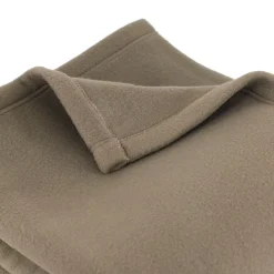 Linnea Couverture polaire 240x260 cm 100% Polyester 350g/m2 TEDDY Marron Taupe* Couverture