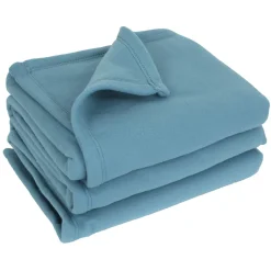 Linnea Couverture polaire 220x240 cm 100% Polyester 350g/m2 TEDDY bleu Lac* Couverture