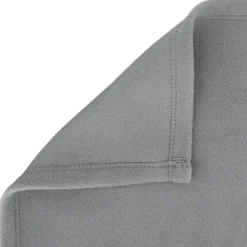 Couverture polaire 180x220 cm Isba gris Acier 100% Polyester 320g/m2 non-feu><noscript><img width=