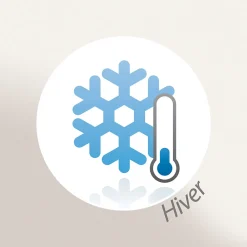 Couverture polaire 240x260 cm Isba marron Chocolat 100% Polyester 320g/m2 non-feu><noscript><img width=