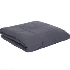 Couverture pondérée en polyester 7kg 150x200 cm LAVISH grise><noscript><img width=