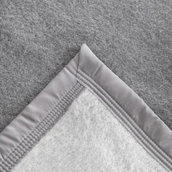 Linnea Couverture pure laine vierge Woolmark 500g/m² VOLTA 180x240 cm Gris Acier* Couverture