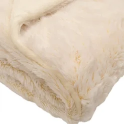 Couverture snow doublée Microdoux (75x100 cm - Ecru)>Domiva New