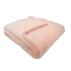 Couverture snow doublée Microdoux (75x100 cm - Rose Clair)> Best