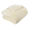 Couverture Unie en Micro Velours (240x220 cm - Ivoire)* Couverture