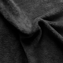 Couverture unie en molleton (180x220 cm - Gris Foncé)>Home Maison Best