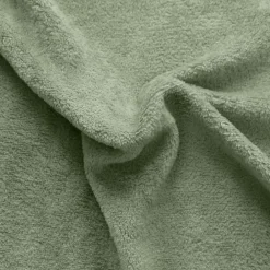 Home Maison Couverture unie en molleton (180x220 cm - Vert clair)* Couverture