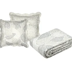 Lovely Casa Couvre lit boutis réversible 260x240 avec 2 taies d'oreiller* Boutis, Couvre-Lit, Édredon