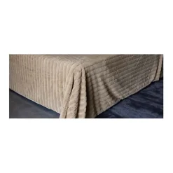 Couvre lit "Hermine" toutes dimensions - Naturel - 230 x 260 cm pour lit 2 places "King Size">Vent Du Sud Best