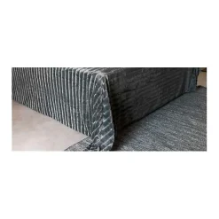 Couvre lit "Hermine" toutes dimensions - Ardoise - 220 x 230 cm pour lit 2 places>Vent Du Sud Discount