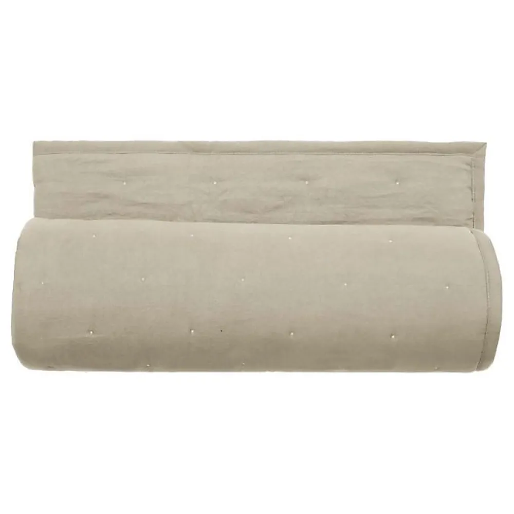 Vent Du Sud Couvre lit matelassé microfibre lavée "Céleste" toutes dimensions - Céleste Naturel - 220 x 240 cm pour lit 2 places* Boutis, Couvre-Lit, Édredon