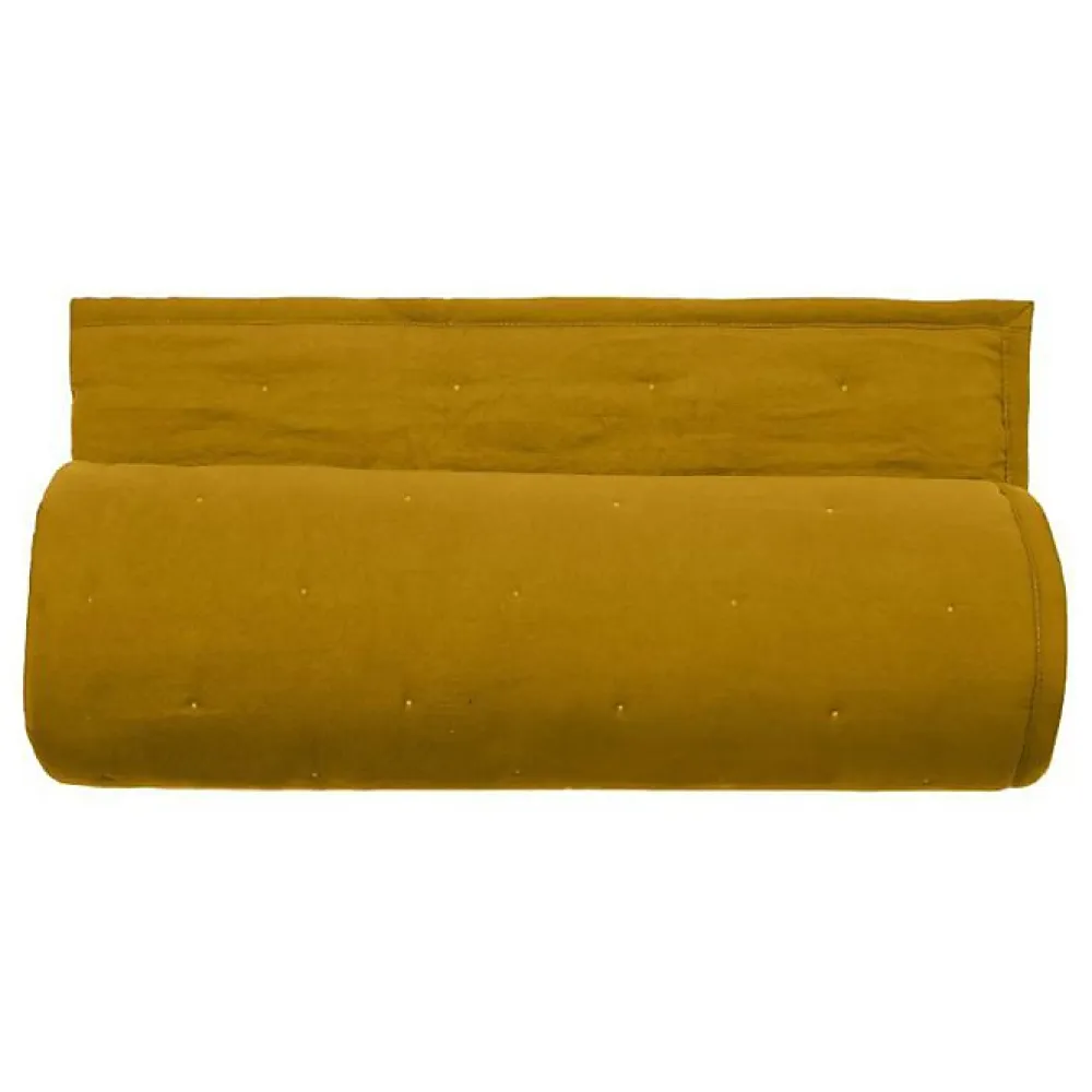 Vent Du Sud Couvre lit matelassé microfibre lavée "Céleste" toutes dimensions - Céleste Gold - 240 x 260 cm pour lit "King Size"* Boutis, Couvre-Lit, Édredon