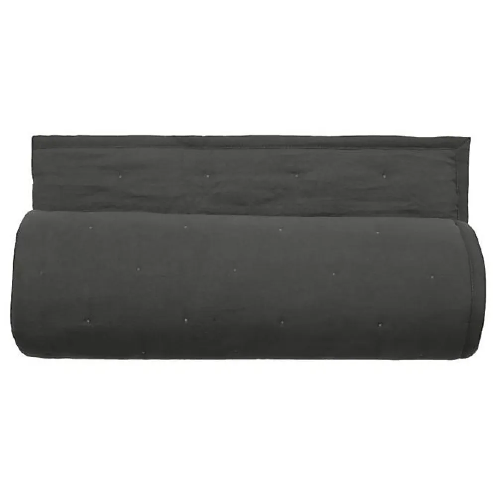 Vent Du Sud Couvre lit matelassé microfibre lavée "Céleste" toutes dimensions - Céleste Anthracite - 240 x 260 cm pour lit "King S* Boutis, Couvre-Lit, Édredon