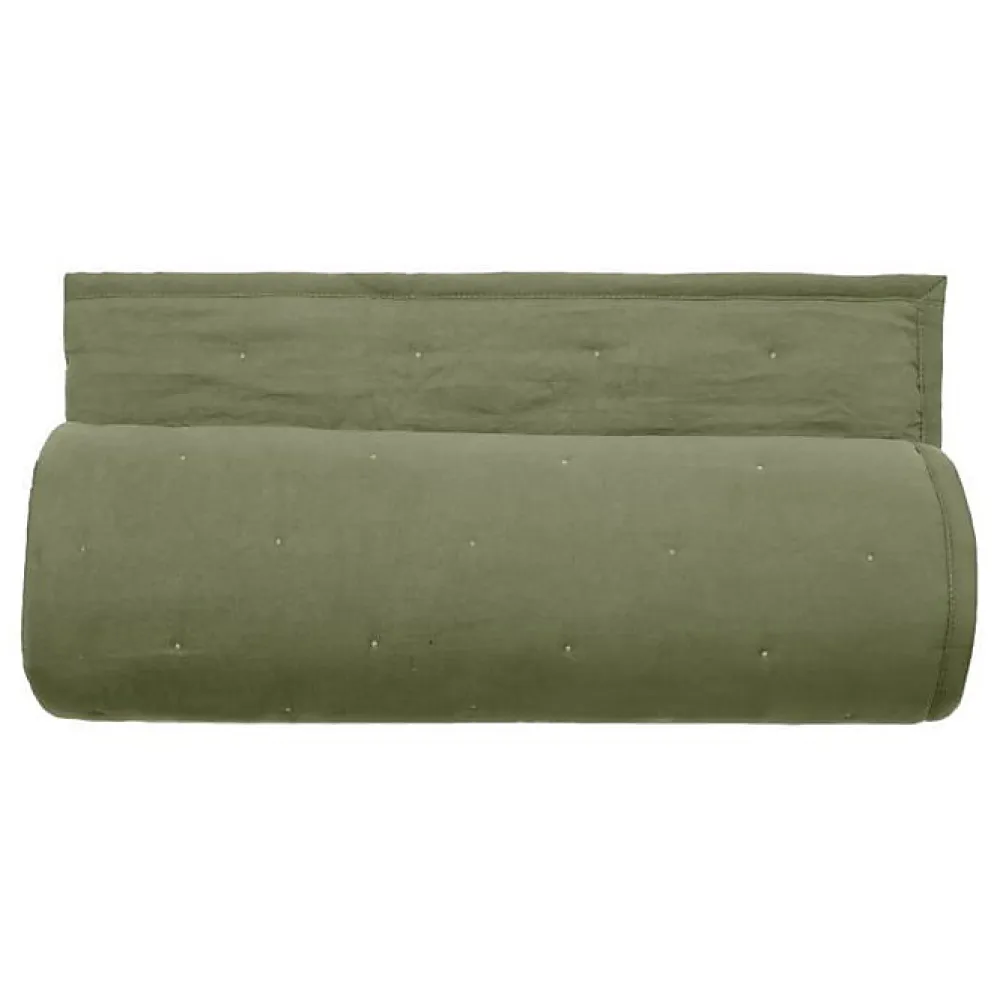 Couvre lit matelassé microfibre lavée "Céleste" toutes dimensions - Céleste Sauge - 220 x 240 cm pour lit 2 places>Vent Du Sud New