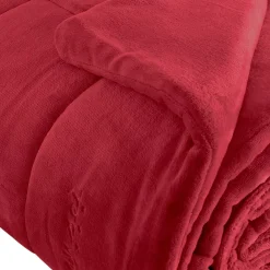 Sensei Maison Couvre lit matelassé "tout doux" épais et chaud Cardinal 260x240 cm NISEKO* Boutis, Couvre-Lit, Édredon