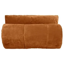Couvre lit velours matelassé "Moki" toutes dimensions - Moki Camel - 220 x 240 cm pour lit 140 x 190 cm à 160 x 200 cm>Vent Du Sud Outlet