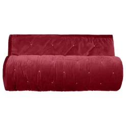Vent Du Sud Couvre lit velours matelassé surpiqué "Gipsy" toutes dimensions - Gipsy Pourpre - 240 x 260 cm pour lit "King Size"* Boutis, Couvre-Lit, Édredon