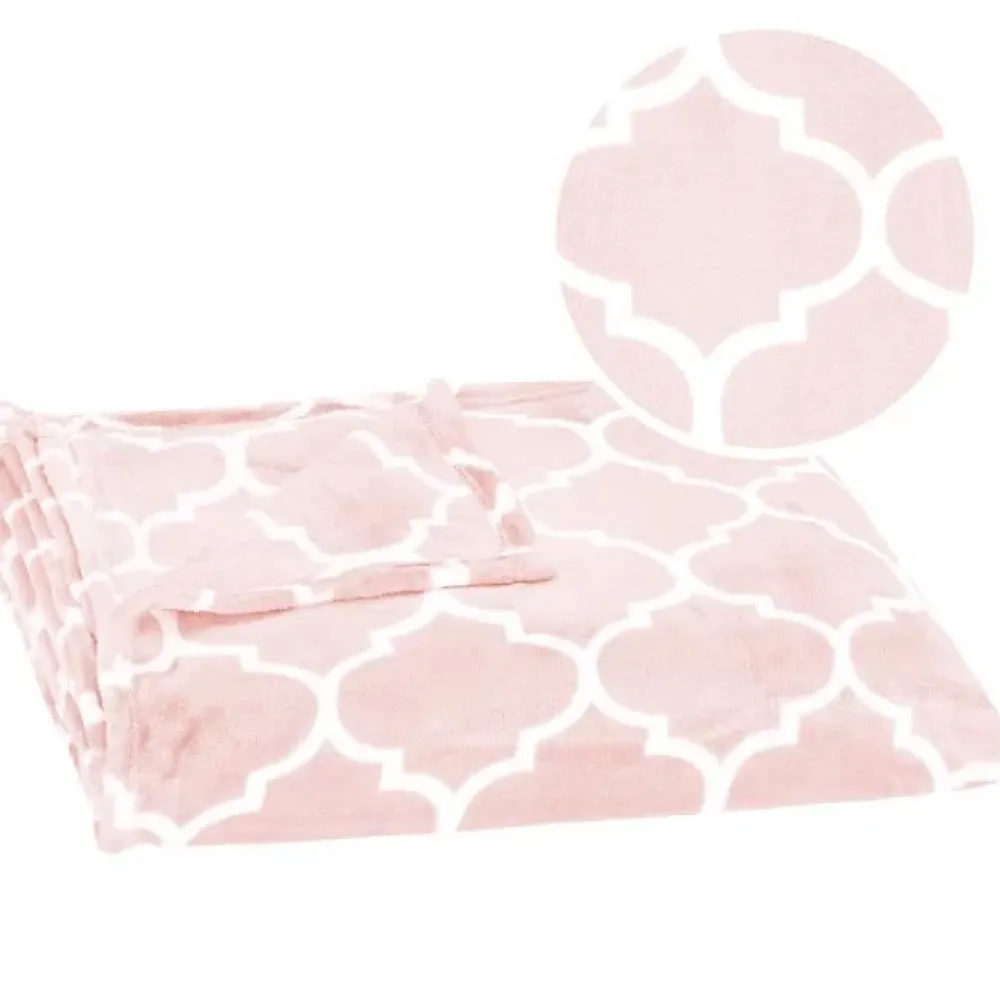 Springos Couvre-lit - - Trèfle marocain - 200x220 cm - Polyester - Doux et chaud* Boutis, Couvre-Lit, Édredon