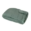 Couvre-Lit en microfibre matelassée (150x200 cm - Vert tilleul)* Boutis, Couvre-Lit, Édredon
