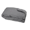 Couvre-Lit en microfibre matelassée (180x240 cm - Ardoise)>