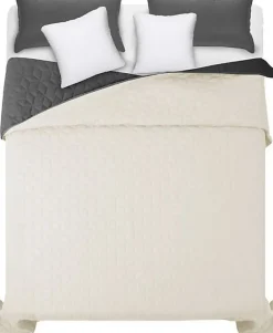 Tutumi COUVRE-LIT DIAMANTE 200X220 GREY* Boutis, Couvre-Lit, Édredon