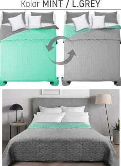Tutumi COUVRE-LIT DIAMANTE 220X240 MINT* Boutis, Couvre-Lit, Édredon