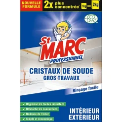 Cristaux de soude gros travaux professionnel 1kg>St Marc Best