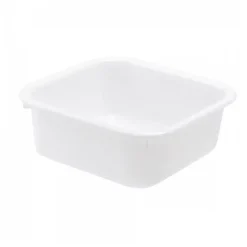 Gilac Cuvette alimentaire carrée emboitable 10 L - blanc* Seau, Bassine, Récipient De Ménage