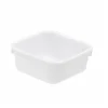 Cuvette alimentaire carrée emboitable 1 L - blanc>Gilac Best