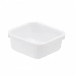 Cuvette alimentaire carrée emboitable 1 L - blanc>Gilac Best