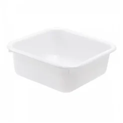 Gilac Cuvette alimentaire carrée emboitable 12 L - blanc* Seau, Bassine, Récipient De Ménage