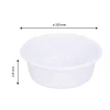 Gilac Cuvette alimentaire ronde emboitable 7,5 L - blanc* Seau, Bassine, Récipient De Ménage