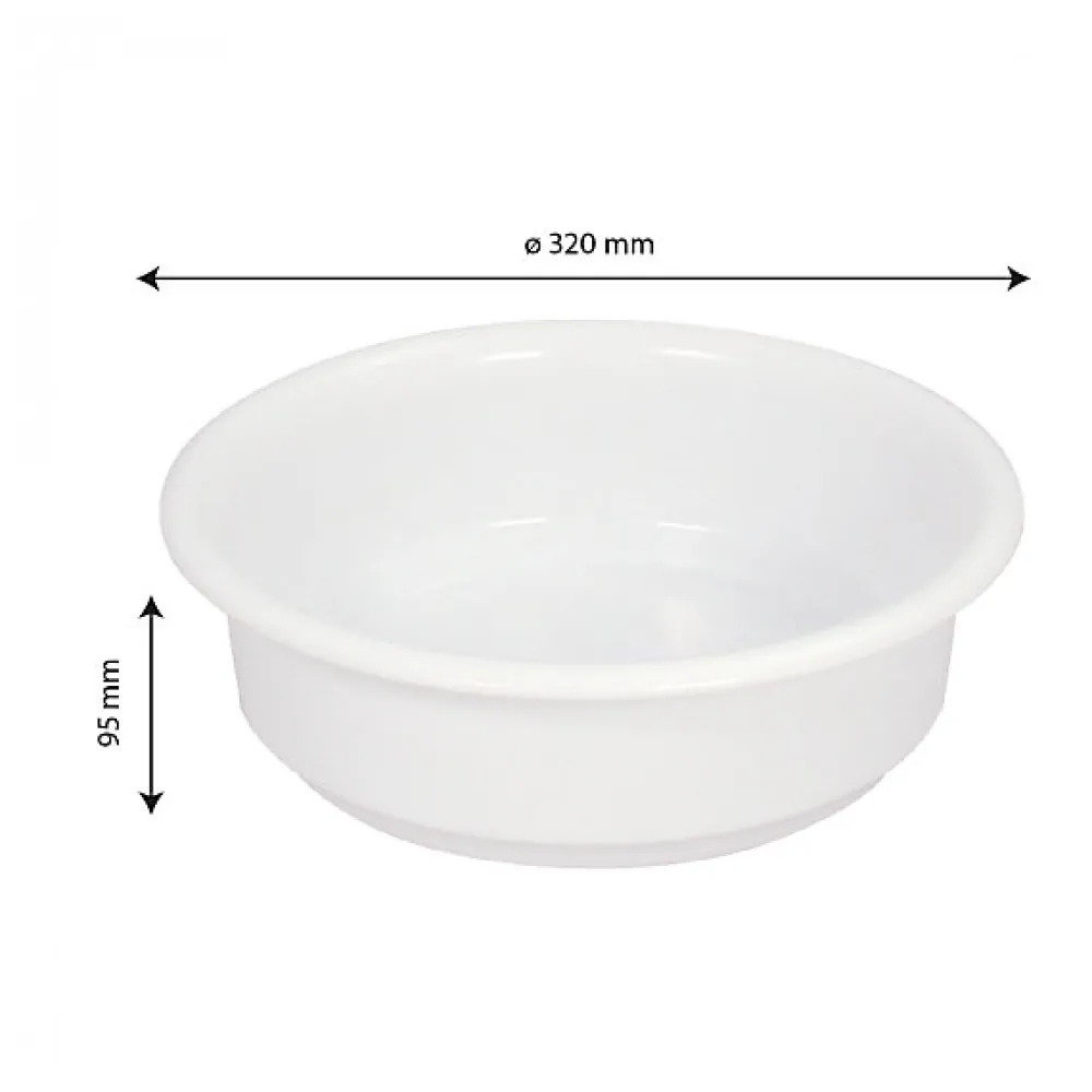 Cuvette alimentaire ronde emboitable 4,5 L - blanc>Gilac Outlet