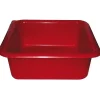 Gilac Cuvette carrée - 24 cm - 3 L - rouge* Seau, Bassine, Récipient De Ménage