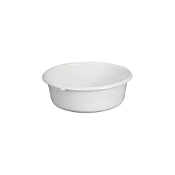 Cuvette ronde - D: 32 cm - H 11 cm - 5 L - gris moucheté>Aluminium Et Plastique