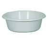 Cuvette ronde blanche 6,5L Ø 36 x H. 12 cm* Seau, Bassine, Récipient De Ménage