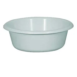 Cuvette ronde blanche 6,5L Ø 36 x H. 12 cm* Seau, Bassine, Récipient De Ménage