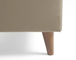 Best Mobilier Dali - cadre de lit - 160x200 - en velours -* Lit Double