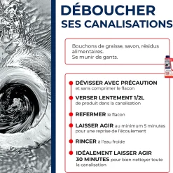 Starwax Déboucheur express canalisations 1L* Déboucheur