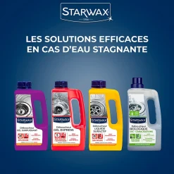 Starwax Déboucheur gel à la soude canalisations cuisine et salle de bains 1L* Déboucheur