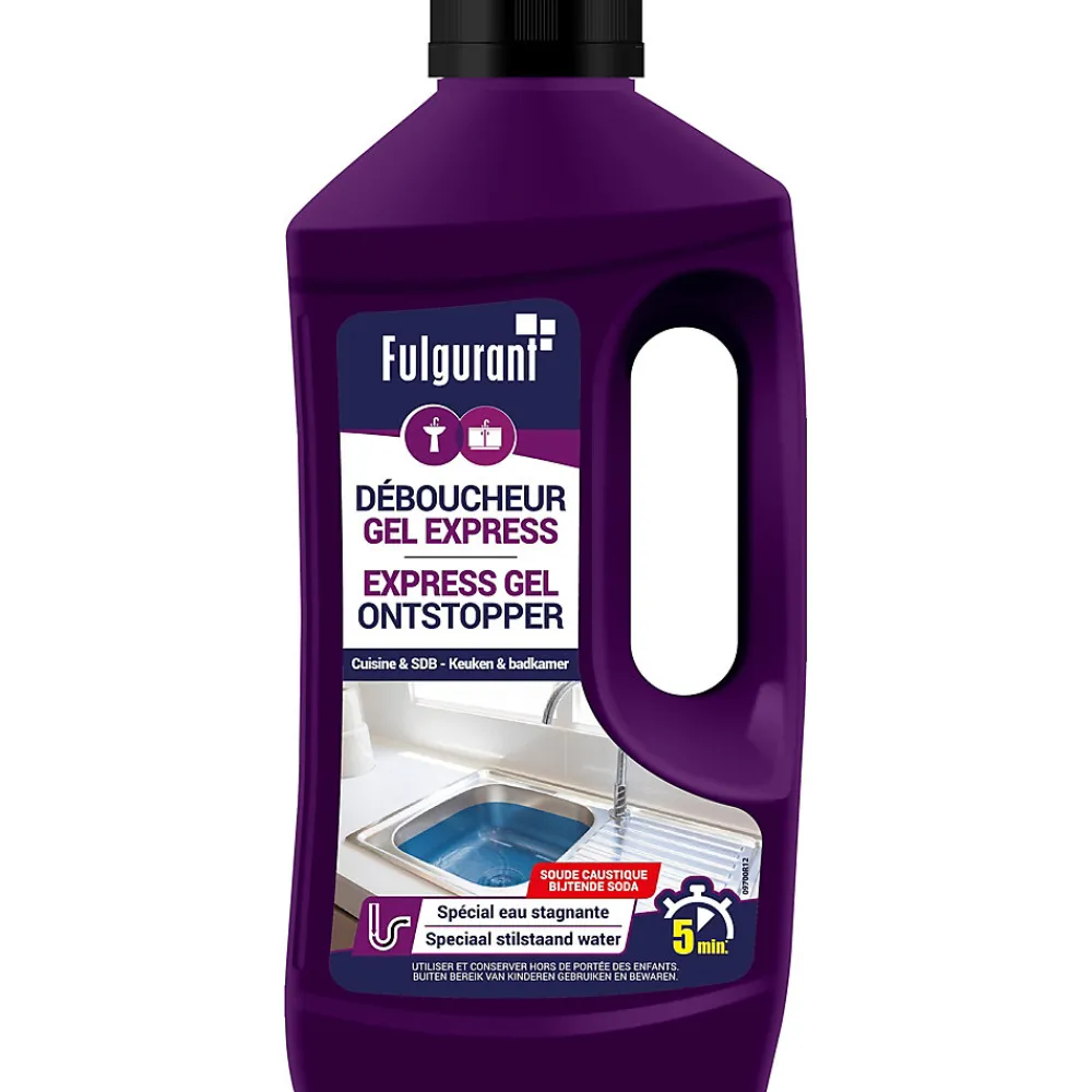 Déboucheur soude gel fulgurant Stopy 900ml>FULGURANT SANITAIRE Best